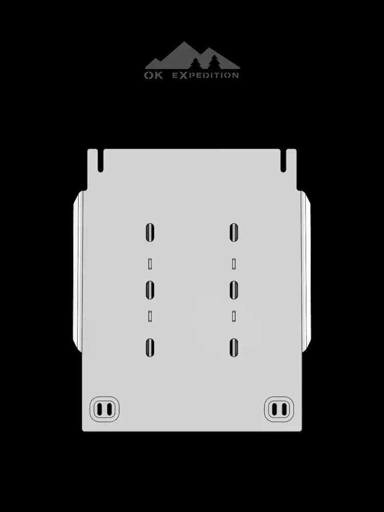 '03-'09 4RUNNER V6 Transmission Skid Plate OK EXPEDITION