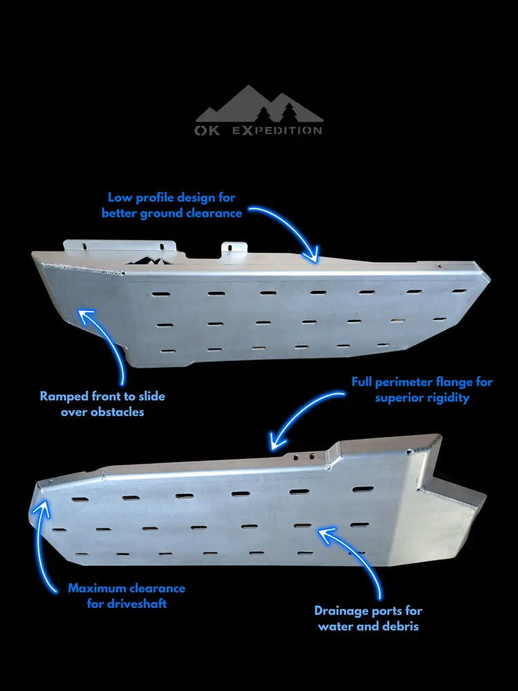 '10-'24 4RUNNER Gas Tank Skid Plate OK EXPEDITION