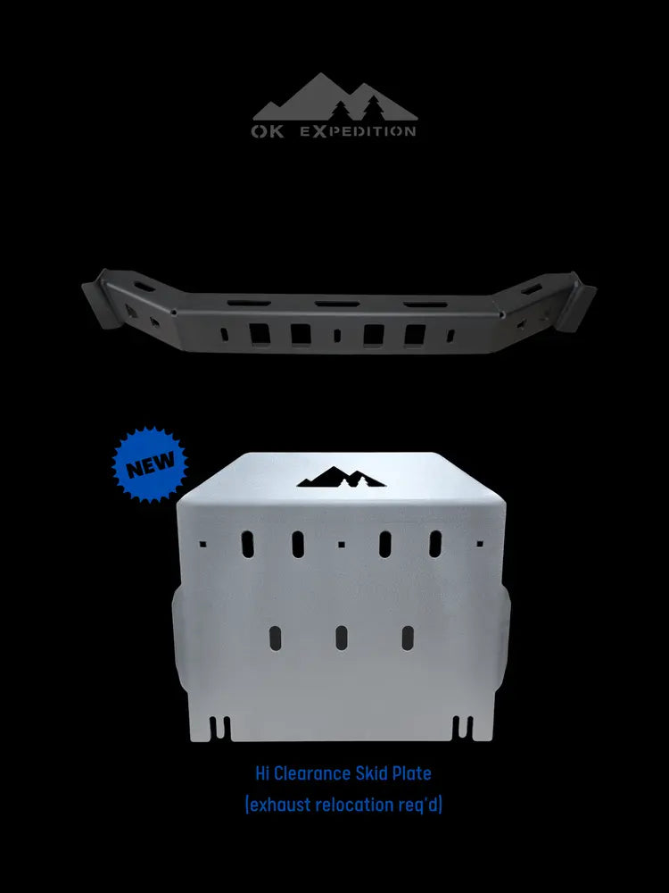 '16-'23 TACOMA T-Case Skid Plate Kit OK EXPEDITION