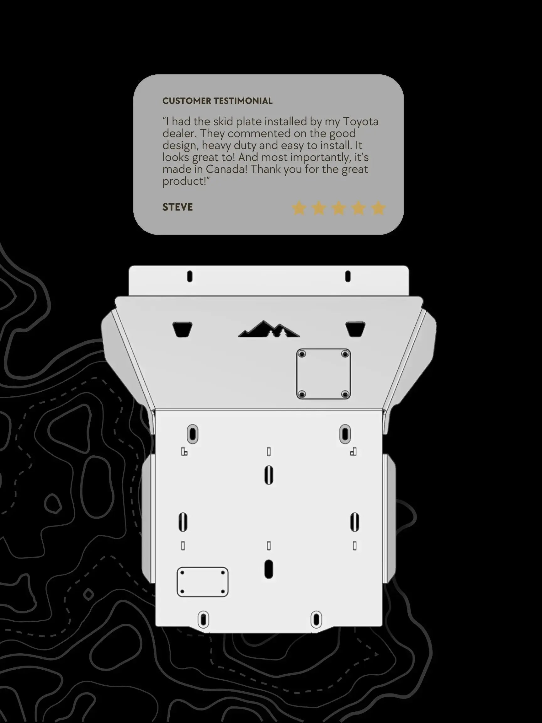 '24+ TACOMA Engine Skid Plate OK EXPEDITION